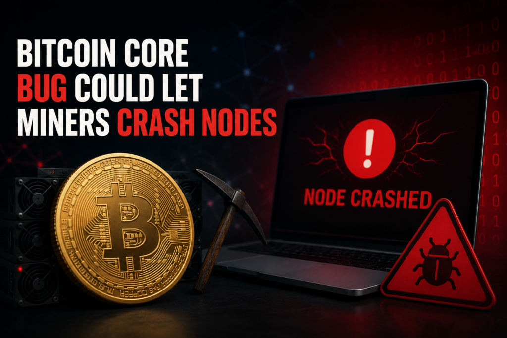Bitcoin core bug alert on mining chaos