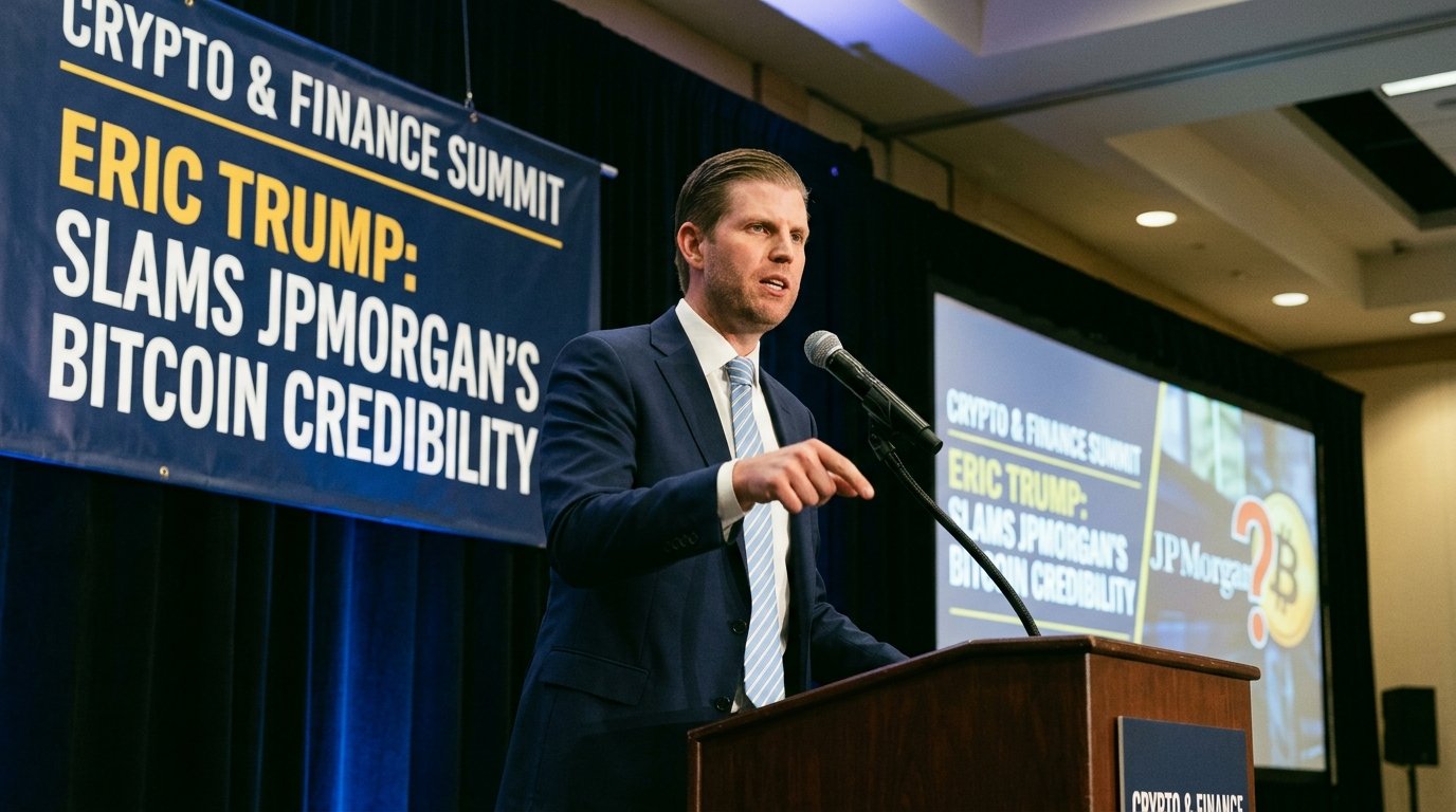 Eric Trump Slams JPMorgan’s Bitcoin Credibility